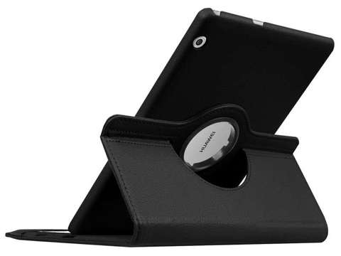 360° Rotating Case for Huawei MediaPad T3 10 9.6'' Black STYLE FOIL