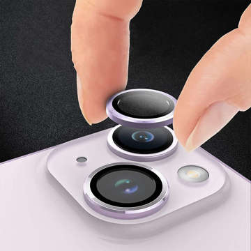 3mk Lens Protection Pro phone lens protector for Apple iPhone 14 Violet