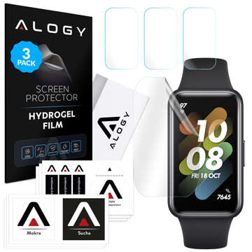 3x Alogy Hydrogel Hydrogel Protective Film for Huawei Band 7 Smartwatch