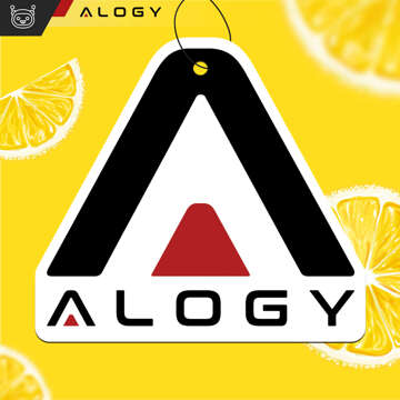 3x Car fragrance pendant car fragrance Alogy car air freshener Lemon [3 pcs.]