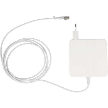 60W charger adapter for Apple MacBook MagSafe 1 laptop type L white
