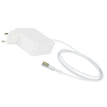 60W charger adapter for Apple MacBook MagSafe 1 laptop type L white