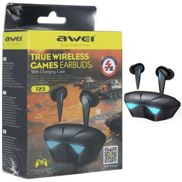 AWEI Bluetooth 5.0 T23 TWS gaming headphones docking station black