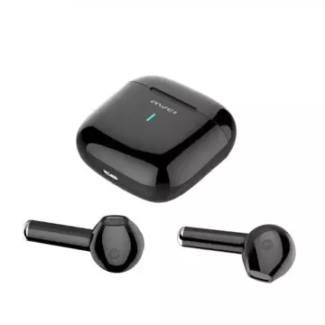 AWEI Bluetooth 5.0 T26 TWS wireless headphones docking station Black