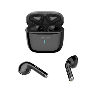 AWEI Bluetooth 5.0 T26 TWS wireless headphones docking station Black