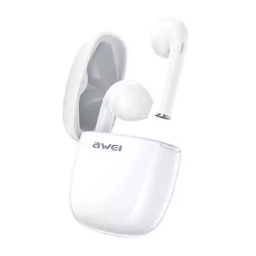 AWEI Bluetooth 5.0 T28 TWS Headphones Docking Station White