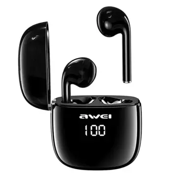 AWEI Bluetooth 5.0 T28P TWS wireless headphones docking station black