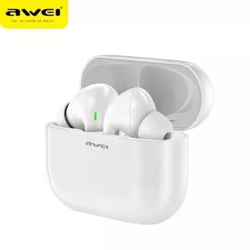 AWEI Bluetooth 5.0 T29 TWS wireless headphones docking station White