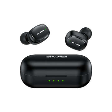 AWEI Bluetooth 5.1 T13 Pro TWS wireless headphones docking station Black