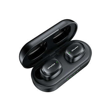 AWEI Bluetooth 5.1 T13 Pro TWS wireless headphones docking station Black