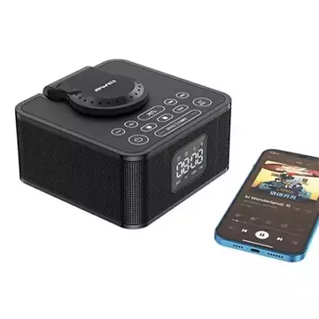 AWEI Bluetooth speaker Y332 charging induction black/black