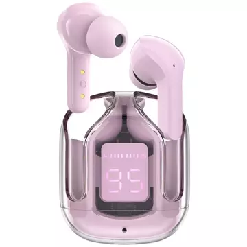 Acefast TWS Bluetooth in-ear wireless headphones pink (T6 pink lotus)