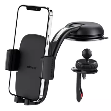 Acefast car phone holder for the cockpit and ventilation grill black (D5 black)