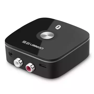 Adapter UGREEN Bluetooth 5.1 receiver aptX 2RCA / 3.5 mm mini jack black (40759)