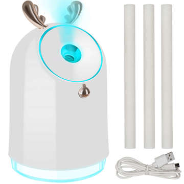 Air humidifier with aroma diffuser Aromatherapy Reindeer 250ml White