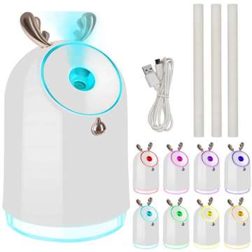 Air humidifier with aroma diffuser Aromatherapy Reindeer 250ml White