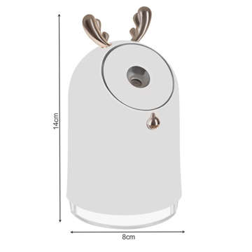 Air humidifier with aroma diffuser Aromatherapy Reindeer 250ml White