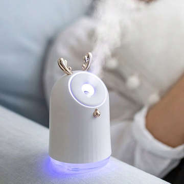 Air humidifier with aroma diffuser Aromatherapy Reindeer 250ml White