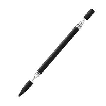 Alogy 2-in-1 capacitive touch stylus for phone tablet screen with pen Black