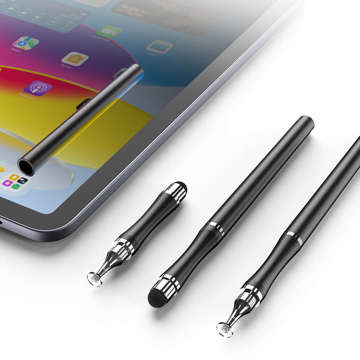 Alogy 2-in-1 stylus capacitive touch for tablet phone screen Black