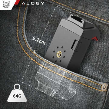 Alogy 360 Rotation Phone Tablet Holder for Tripod Stand 1/4 Inch Cold Shoe Black