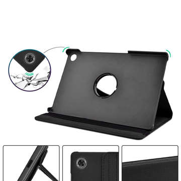 Alogy 360 swivel tablet case for Lenovo Tab M10 Plus TB-X606 Black