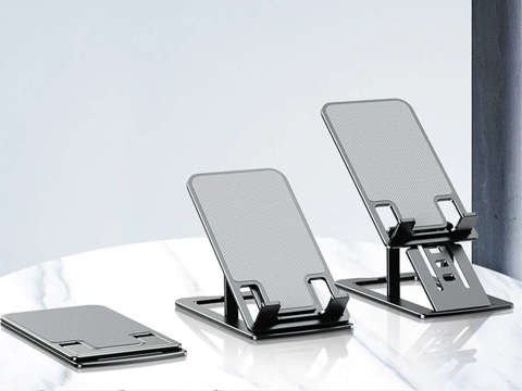 Alogy Adjustable Phone Tablet Stand Foldable Desk Stand Grey