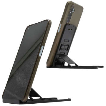 Alogy Adjustable Stand Bracket Foldable Phone/Tablet Desk Stand Black