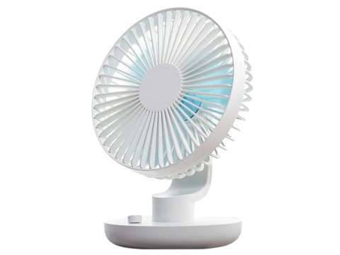 Alogy Ballet Desk Fan Cordless Fan with 3000mAh Battery USB White