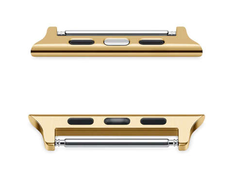 Alogy Band Clasp Adapter for Apple Watch 42/44/45mm Gold