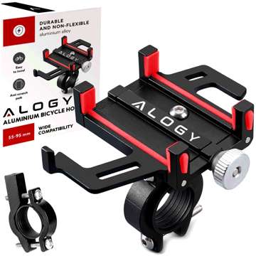 Alogy Bike Phone Phone Holder 55-95mm for Bicycle Bike Motor Scooter Black