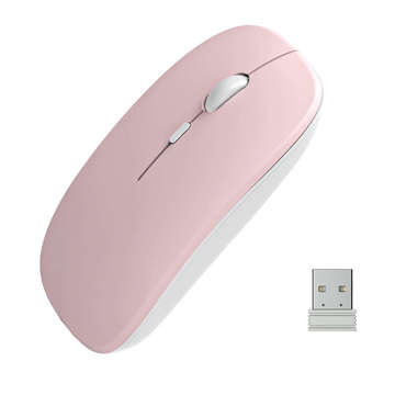 Alogy Bluetooth 5.0 Mouse wireless mouse for laptop tablet 2.4GHZ Pink