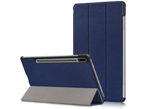 Alogy Book Cover for Galaxy Tab S7 FE 5G 12.4 T730/T736B Navy Blue