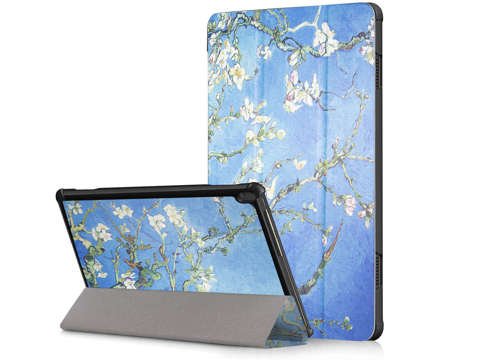 Alogy Book Cover for Lenovo M10 TB-X505 F/L Blooming Almond (Van Gogh)