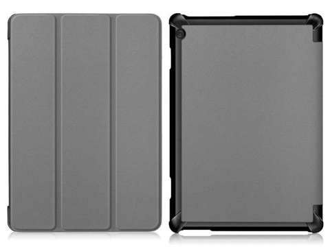 Alogy Book Cover for Lenovo Tab M10 10.1 TB-X605 Gray Glass