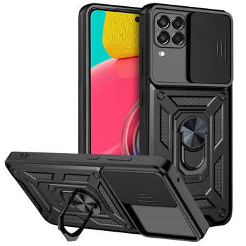 Alogy Camshield Stand Ring Camera Case for Samsung Galaxy M53 5G black