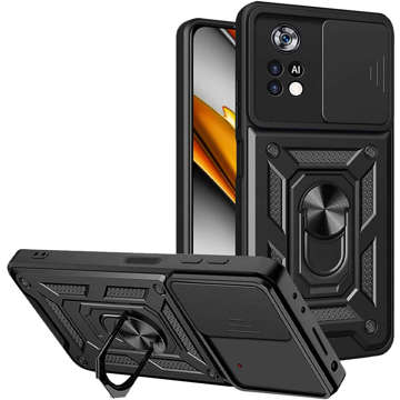 Alogy Camshield Stand Ring Case with Camera Cover for Xiaomi Poco X4 Pro 5G