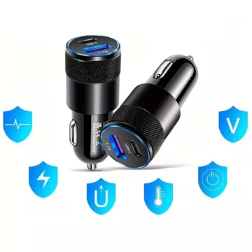 Alogy Car Charger USB-C Type C USB 3.1A Black