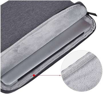 Alogy Carrying Case Laptop sleeve Slider up to 15.6 inch Gray