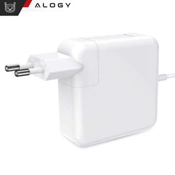 Alogy Charger MacBook Charger Apple MacBook MagSafe 2 T-type 45W Power Adapter White