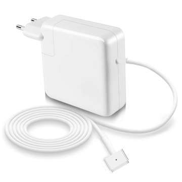 Alogy Charger MacBook Charger Apple MacBook MagSafe 2 T-type 60W Power Adapter White