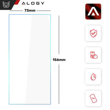 Alogy Glass Pack 3x Tempered Glass Screen Protector 9h Lens Glass for Samsung Galaxy S23 Plus Glass Set