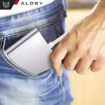 Alogy HUB 3in1 Adapter USB-C 3.0 HDMI USB-A Silver