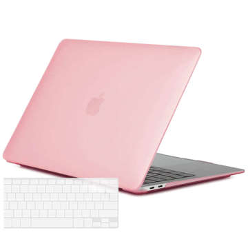 Alogy Hard Case Matt for Apple MacBook Air 13 M1 2021 Pink Keyboard Overlay