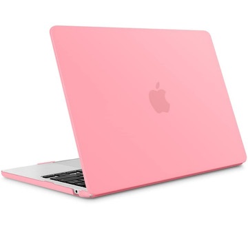 Alogy Hard Case for Apple Macbook Air 13 2022 M2 Matte Pink Bag up to 15.6"