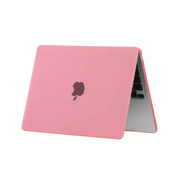 Alogy Hard Case for Apple Macbook Air 13 2022 M2 Matte Pink Bag up to 15.6"