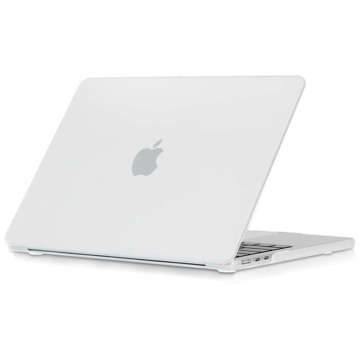 Alogy Hard Case for Apple Macbook Air 13 2022 M2 Matte White Bag up to 15.6"