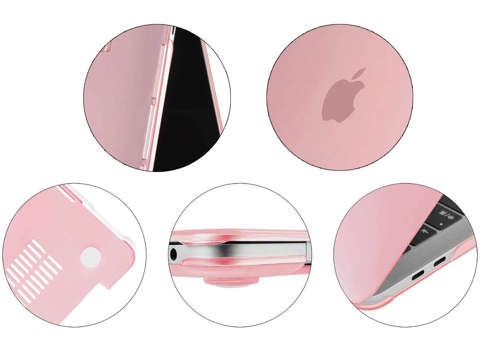 Alogy Hard Case matte for Apple MacBook Pro 13 M1 2021 Pink