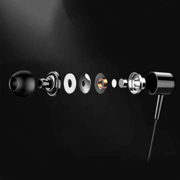 Alogy In-Ear Earphones Stereo Wired MiniJack Headphones Black