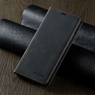 Alogy Leather Flip Wallet Case for Samsung Galaxy S22 Plus Black